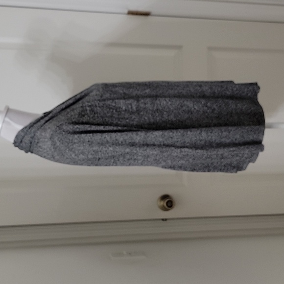 Apt. 9 Size M Marled Black & White (Gray) Lightweight Open Cardigan, EUC - Picture 6 of 12